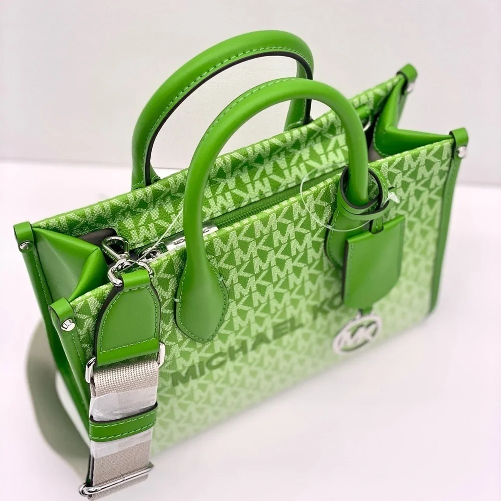 MICHAEL KORS MIRELLA SMALL SHOPPER TOTE CROSSBODY OMBRÉ